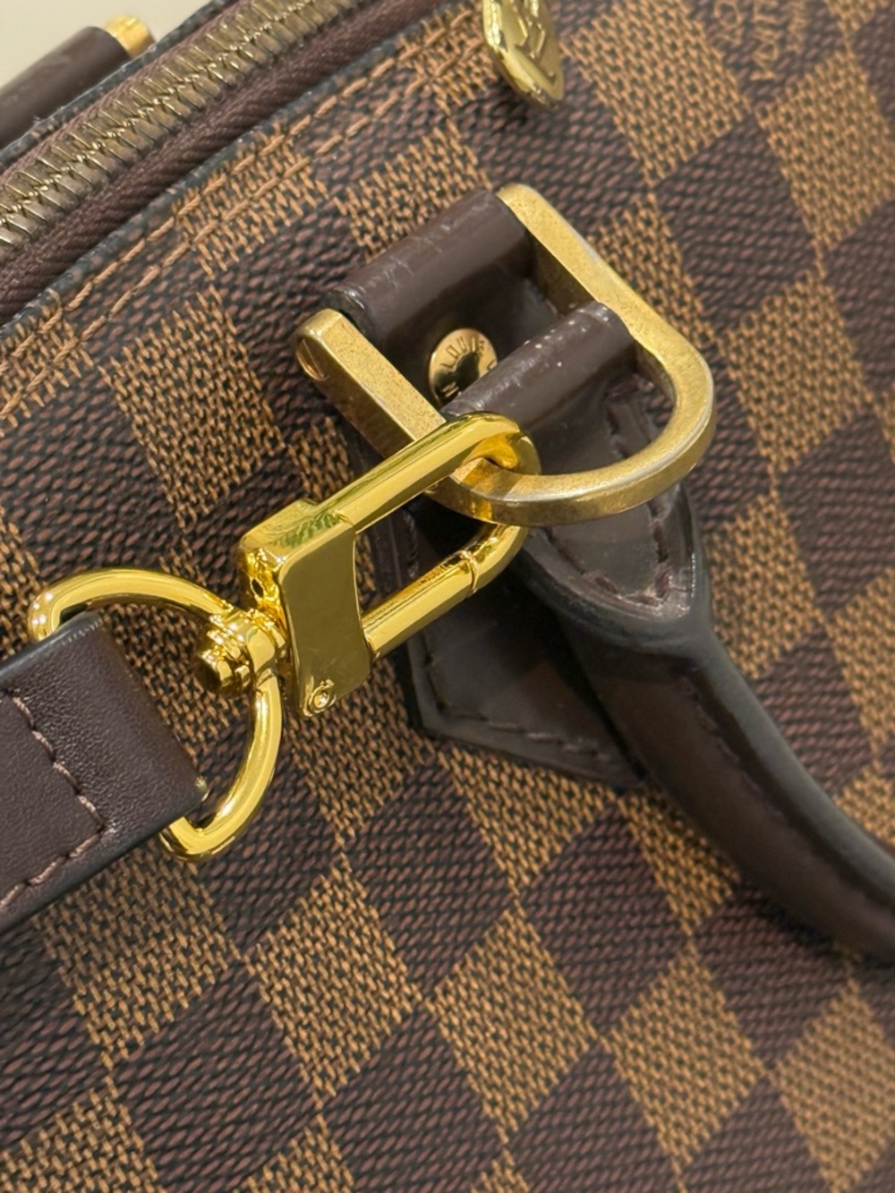 Louis Vuitton Brown Checkered Alma Dome Shoulder Crossbody Bag LV Medium PM - Picture 6 of 17